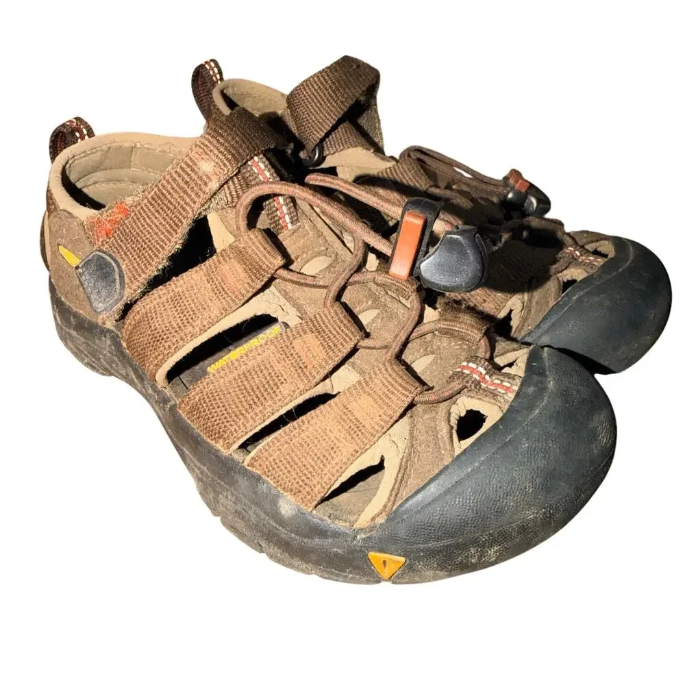 Keen Boys Summer Sandals Outdoor Hiking Waterproof Brown Size 1